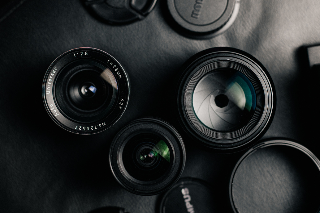 Black Camera Lens in Close-Up Photography